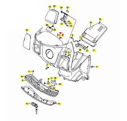 Suzuki Předkolenní plast Burgman 125 od 07