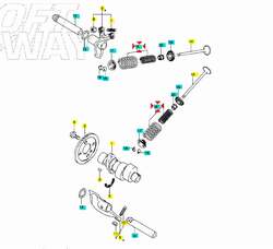 Suzuki Pružina ventilu - Burgman 125-400