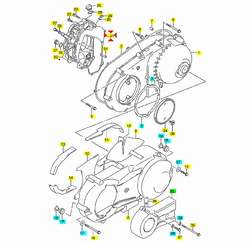 Suzuki Těsnění krytu zapalování