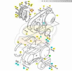 Suzuki Těsnění krytu zapalování