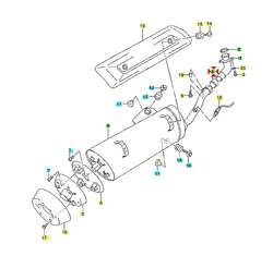 Suzuki Těsnění výfuku Burgman
