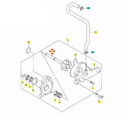 Suzuki Vrtulka vodní pumpy