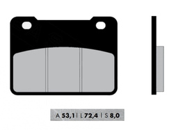 SYM Brzdové destičky 3470 Maxsym přední OEM