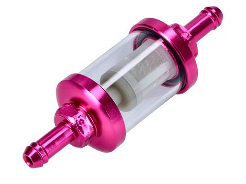 101_Octane Palivový filtr 7mm omyvatelný - růžový