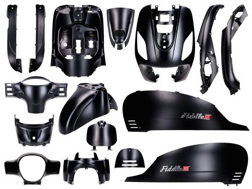 101_Octane Sada plastů 16 dílů Fiddle 3 14-20 - černá mat