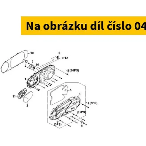SYM L Outer Cover 11351-J01-010