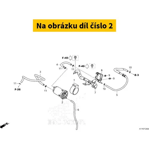 Honda Canister comp. 17410K1ZJ11