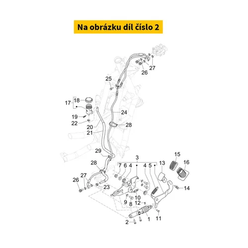 Piaggio Flanged Hexagonal Screw M6x20 1C006797
