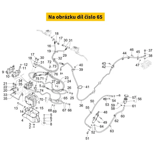 Piaggio Rolling Tube 1C006960