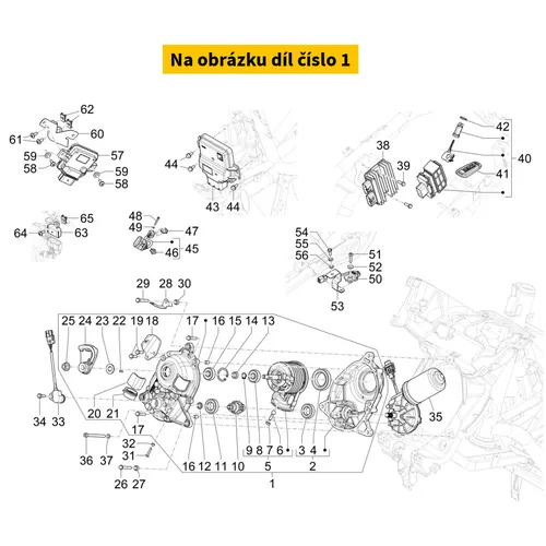 Piaggio Antirolling Mechanical Device 1C007179