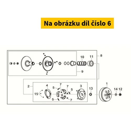 SYM Clutch Weight Set Of 3 Pieces 22530-L2C-000-A1