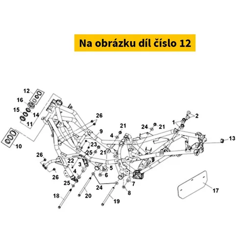 SYM Strg. Stem Washer Set 50308-L5B-000-A1