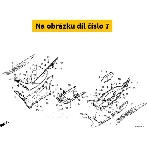 Honda COVER, L. FLOOR SIDE *NHC 64432K1ZJ10YJ