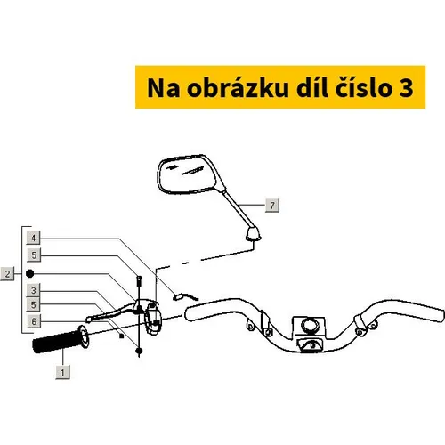 Piaggio Brake Lever 647552