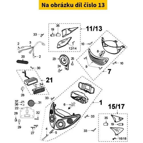 Peugeot Lf Rear Blinker 743095