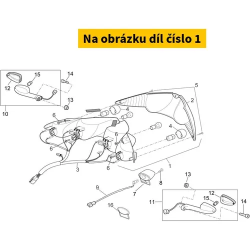 Piaggio Taillight 864936