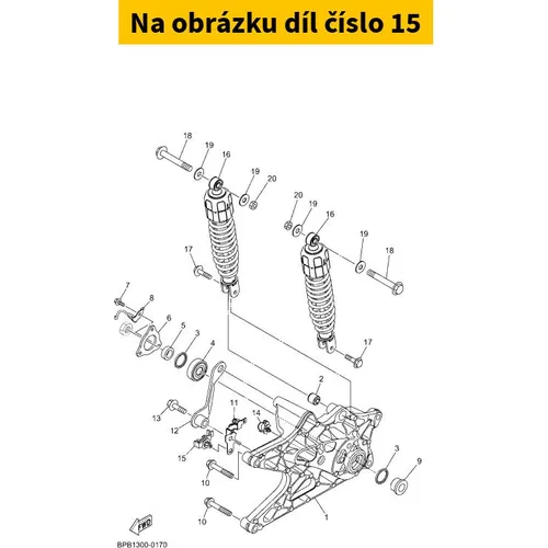 Yamaha Clamp 904641001400