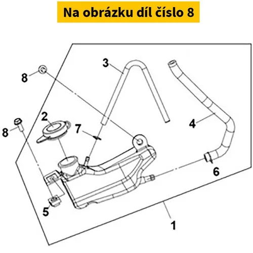 SYM Washer Bolt 6*14 93404-06014-07