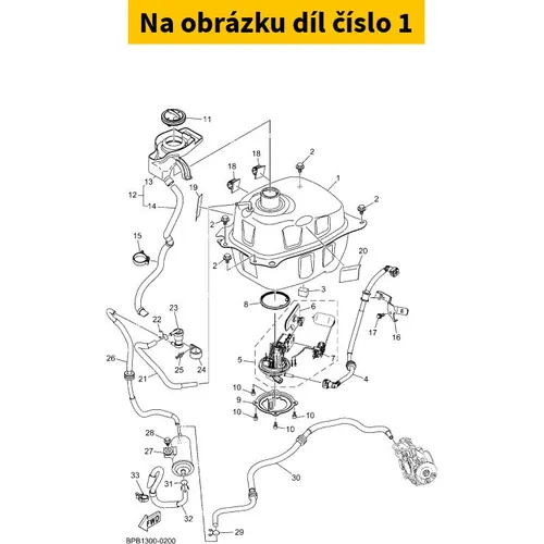 Yamaha Fuel Tank Comp. B2TF41100100