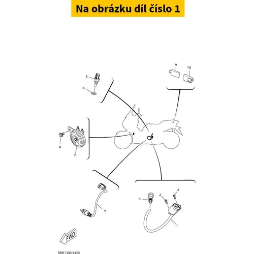 Yamaha Ignition coil YAMAHA X-Max 300 4T E4-E5 2017-2024 B74H23100100