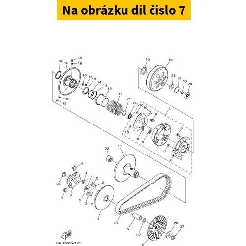 Yamaha Clutch Carrier Ass BALE66201000