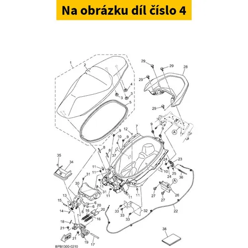 Yamaha Pad, Seat BLSF47410000