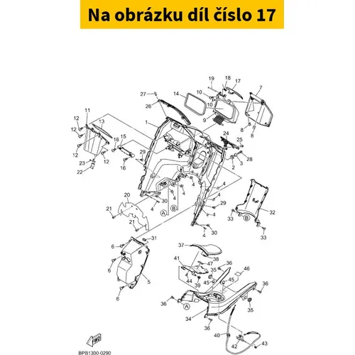 Yamaha Knob, 1 BLSF836X0000