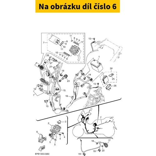 Yamaha Cover, Main Switch BLSH25680000