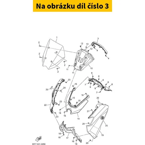 Yamaha Cover, Meter BLSH355900P0