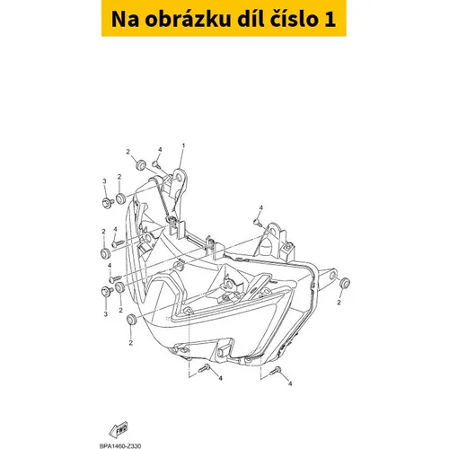 Yamaha Headlight Assy BLSH43000000