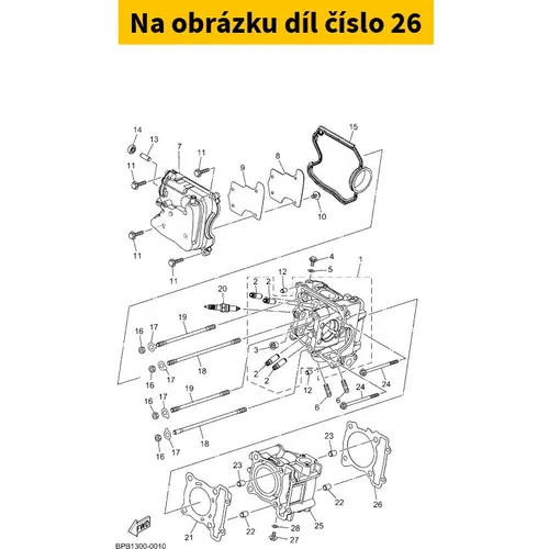 Yamaha Gasket, Cylinder BPAE13510000