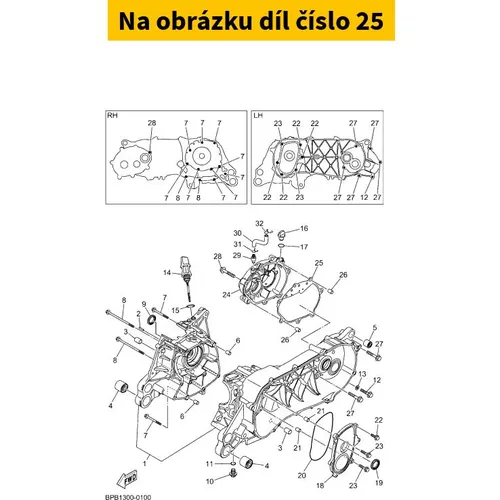 Yamaha Gasket, Crankcase BPAE54610000
