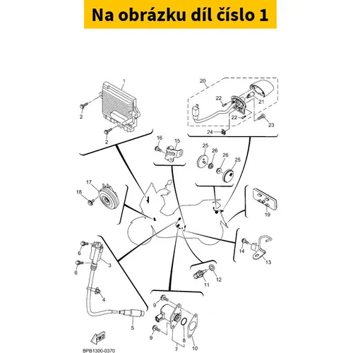 Yamaha Starter Gen. Cont. BPBH594A0000