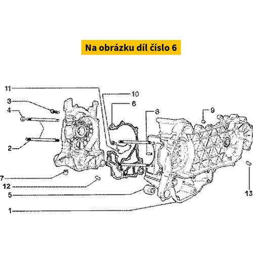 Centauro Těsnění bloku motoru Piaggio Leader E1