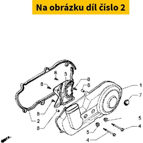 Centauro Těsnění krytu zapalování CN / Hexagon