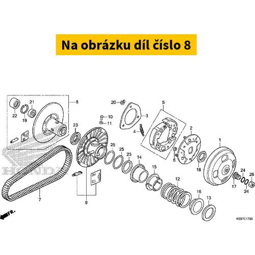 Honda FACE SET, DRIVEN 23205KTW900
