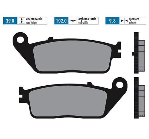 Novascoot Brzdové destičky 0870 Novascoot