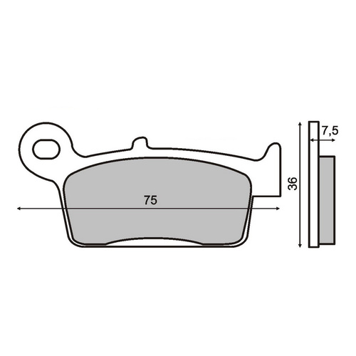 RMS Brzdové destičky 0170 RMS