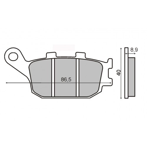 RMS Brzdové destičky 0470 RMS