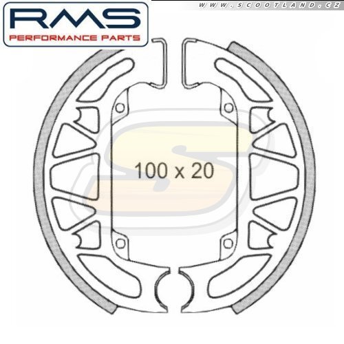 RMS Brzdové pakny 0300 RMS
