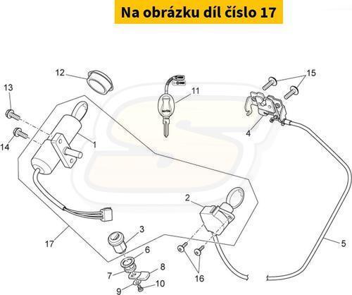 RMS Spínací skříňka + zámky SR Factory / R