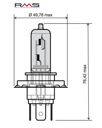 RMS Žárovka 12V 35/35W HS1