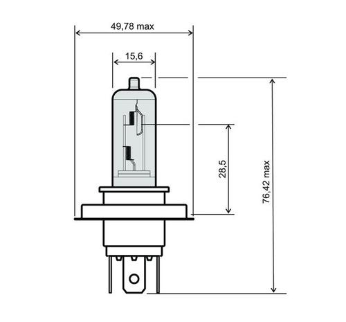 RMS Žárovka 12V 35/35W HS1 (Flosser)
