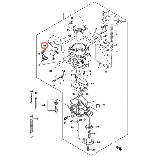Suzuki Automatický sytič Burgman 125/150