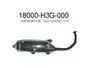 SYM Exhaust SYM Euro MX DD 125 4T E1 2002-2003 18000-H3G-000