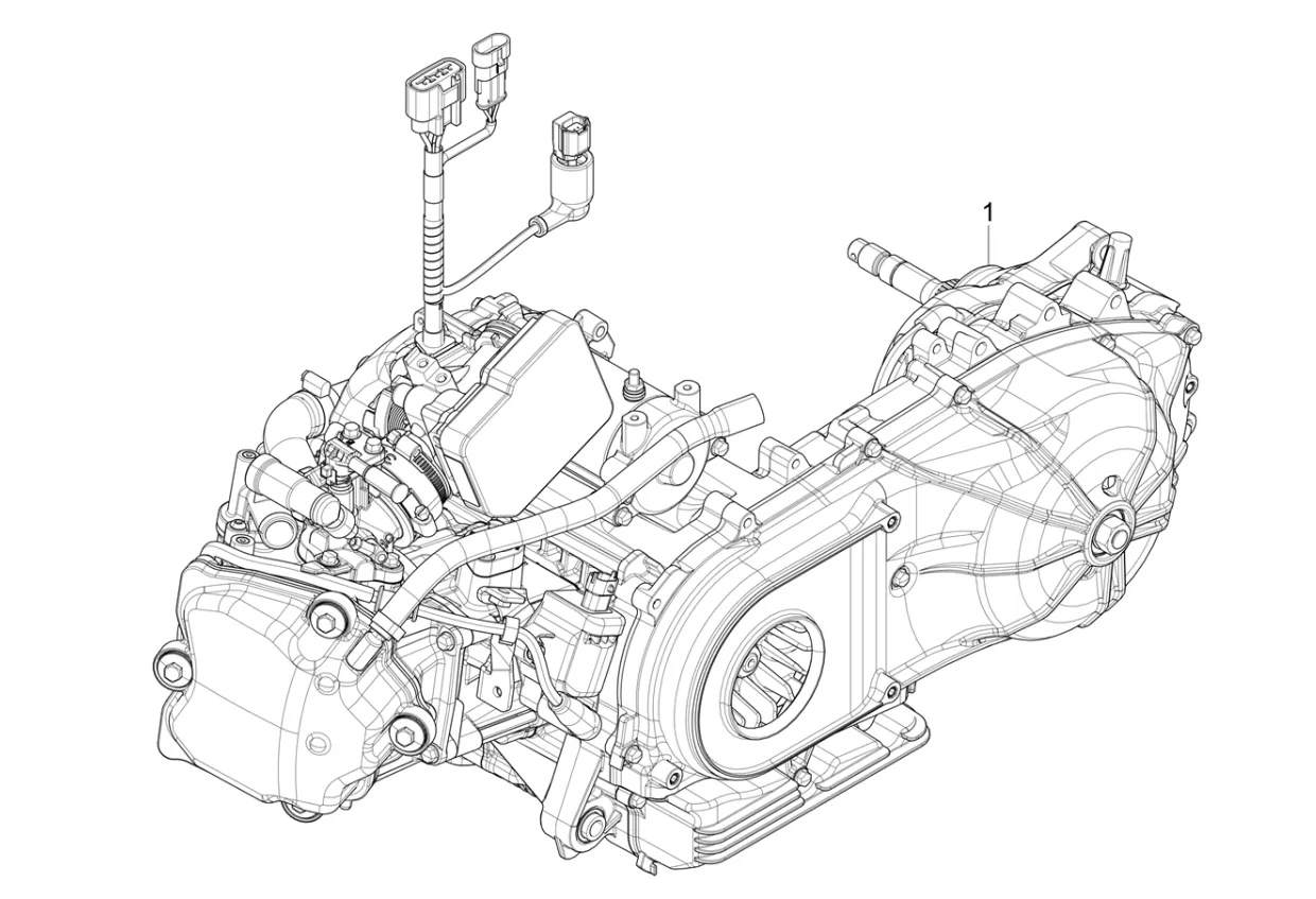 Motor, sady těsnění